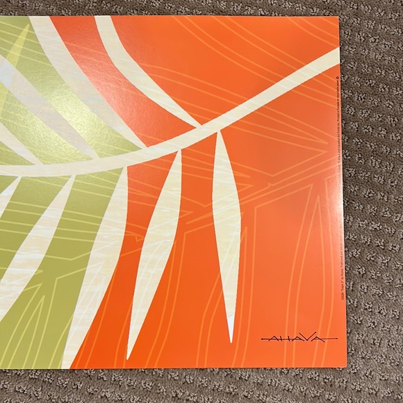 Tropic Poster #2 - by AHAVA. Unframed poster 12 x 36 printed on recycled pap… - Picture 2 of 7